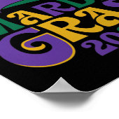 Schattigee Mardi Gras Mask Fun 2025 Poster (Hoek)