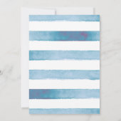 Schattigee marine "Baby on Board" Baby shower Kaart (Achterkant)