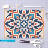 Schattigee Marokkaanse tegel patroon decoupage Tissuepapier (Craft)