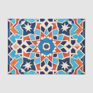 Schattigee Marokkaanse tegel patroon decoupage Tissuepapier