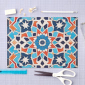 Schattigee Marokkaanse tegel patroon decoupage Tissuepapier (Craft)