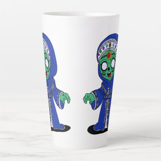 Schattigee Marokkaanse zombie Latte Mok (Voorkant)