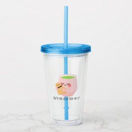 Schattigee Matcha Tea Knuffel Acryl Drinkbeker
