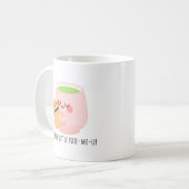 Schattigee Matcha Tea Knuffel Koffiemok (Voorkant links)