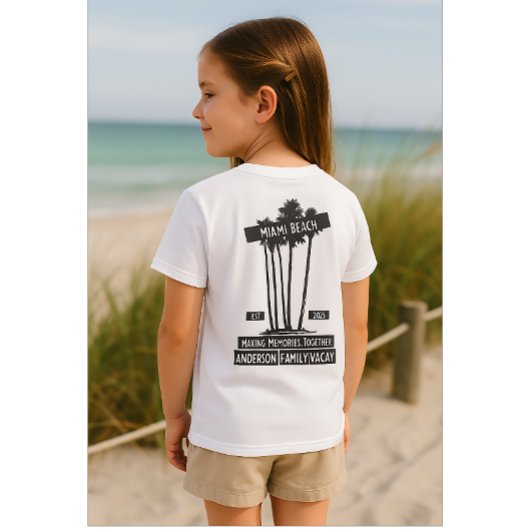 Schattigee Matching Familie reünie zomer T-shirt