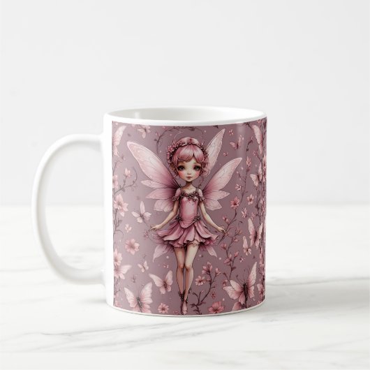 Schattigee Mauve Pixie Fairy Mok (Links)