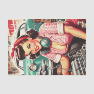 Schattigee Mechanische Pin-up Tissuepapier