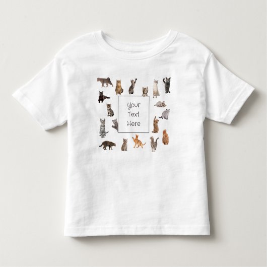 Schattigee Meerdere Kitten Katten Schattige Aangep Kinder Shirts (Voorkant)