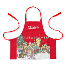 Schattigee Meerkat Holiday Gingerbread huis Kind S