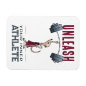 Schattigee Meerkat ontketenen uw innerlijke atleet Magneet (Horizontaal)