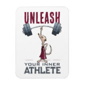 Schattigee Meerkat ontketenen uw innerlijke atleet Magneet (Verticaal)