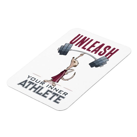 Schattigee Meerkat ontketenen uw innerlijke atleet Magneet (Linkerzijde)