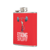 Schattigee Meerkat Strong Stuff Gewichtheffen Cart Heupfles (Links)