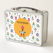 Schattigee Meerkleurige Robots Kinder Robot Custom (Voorkant)