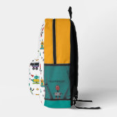 Schattigee Meerkleurige Robots Kinder Robot Custom Bedrukte Rugzak (Rechts)