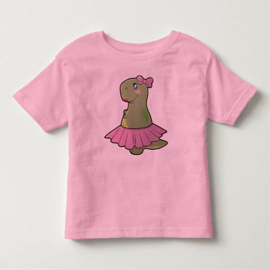Schattigee meisjes dinosaurus T-Rex Shirt (Voorkant)