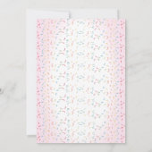 Schattigee meisjes Donuts | Cupcakes 1e verjaardag Kaart (Achterkant)