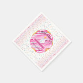 Schattigee meisjes Donuts | Cupcakes 1e verjaardag Servet (Hoek)