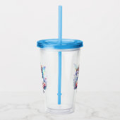 Schattigee meisjes eenhoorn fee naam toevoegen acryl drinkbeker (Rechts)