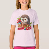 Schattigee meisjes egel aanpasbaar t-shirt (Voorkant)