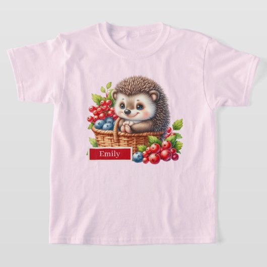 Schattigee meisjes egel aanpasbaar t-shirt (Laagn)