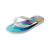Schattigee meisjes oceaan vis kinder teenslippers (Schuin)