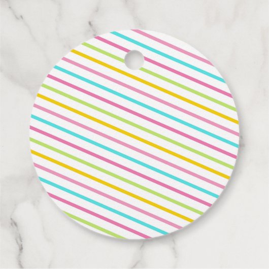 Schattigee meisjes Paasverjaardagsfeest gepersonal Bedankjes Labels (Achterkant)