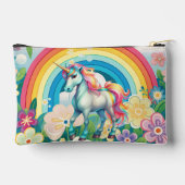 Schattigee meisjes toevoegen naam fantasy eenhoorn etui (Achterkant)