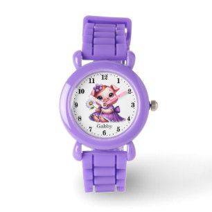 Schattigee meisjes varkensvlees naam toevoegen horloge