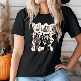 Schattigee Meisjes Worden Meisjes Halloween Tshirt