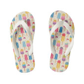 Schattigee meisjes zomer eten patroon kinder teenslippers (Voetbed)