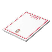 Schattigee meisjesvogel notitieblok (Linkerzijde)