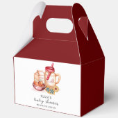 Schattigee Melk & Cookie Genderneutraal Baby showe Bedankdoosjes (Voorkant)