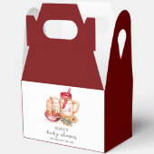 Schattigee Melk & Cookie Genderneutraal Baby showe Bedankdoosjes (Open)