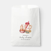 Schattigee Melk & Cookie Genderneutraal Baby showe Bedankzakje (Voorkant)