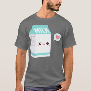 Schattigee melkton Ik hou van melk T-shirt