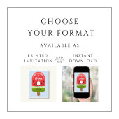 Schattigee Melon Popsicle meisje acht verjaardag Kaart