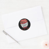 Schattigee meme coeliakie ondersteuning bewustzijn ronde sticker (Envelop)