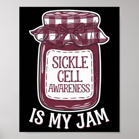 Schattigee meme nationale sikkelcelondersteuningsb poster (Voorkant)