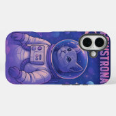 Schattigee Meowstronaut iPhone-hoesje - Funny Spac Case-Mate iPhone Case (Achterkant (horizontaal))