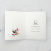 Schattigee Meowy Kerstboom Katten Corporate Logo Feestdagen Kaart (Binnen)