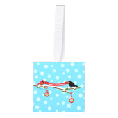 Schattigee merel en kardinaal op de tak - MERRY XM Decoratie (Voorkant)