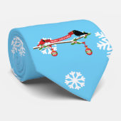 Schattigee merel en kardinaal op de tak - MERRY XM Stropdas (Opgerold)