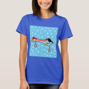 Schattigee merel en kardinaal op de tak - MERRY XM T-shirt