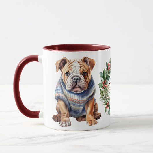 Schattigee Merry Bulldog Dog Christmas-Mok Mok (Links)