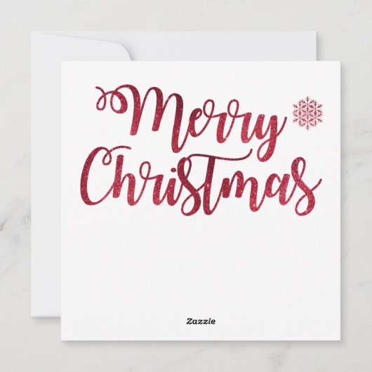 Schattigee Merry Christmas Mouse Kaart (Achterkant)