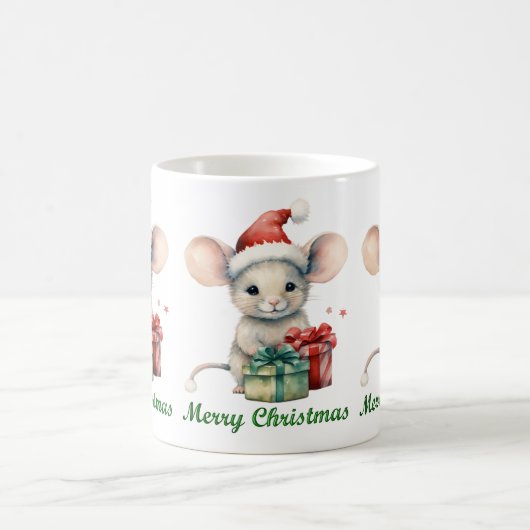 Schattigee Merry Christmas Mouse Mok (Center)