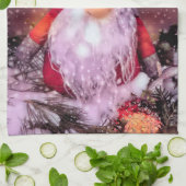 Schattigee Merry Christmas Whimsical Gnome Holiday Theedoek (Gevouwen)