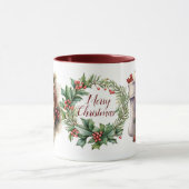 Schattigee Merry Dachshund Dog Christmas Mok (Midden)