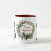Schattigee Merry Dachshund Dog Christmas Mok (Midden)